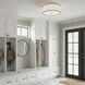 Axis 4 Light 20 inch Aged Brass Flushmount Ceiling Light